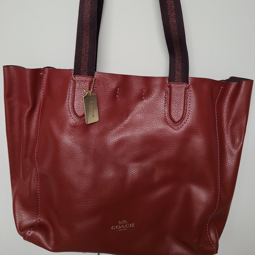Coach Red Derby Tote